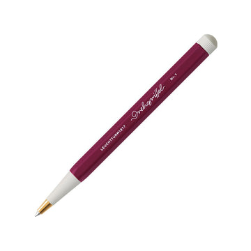 LEUCHTTURM1917 Gel Pen with Document Proof Black Ink | Drehgriffel No. 1 |Port Red| Twist Mechanism