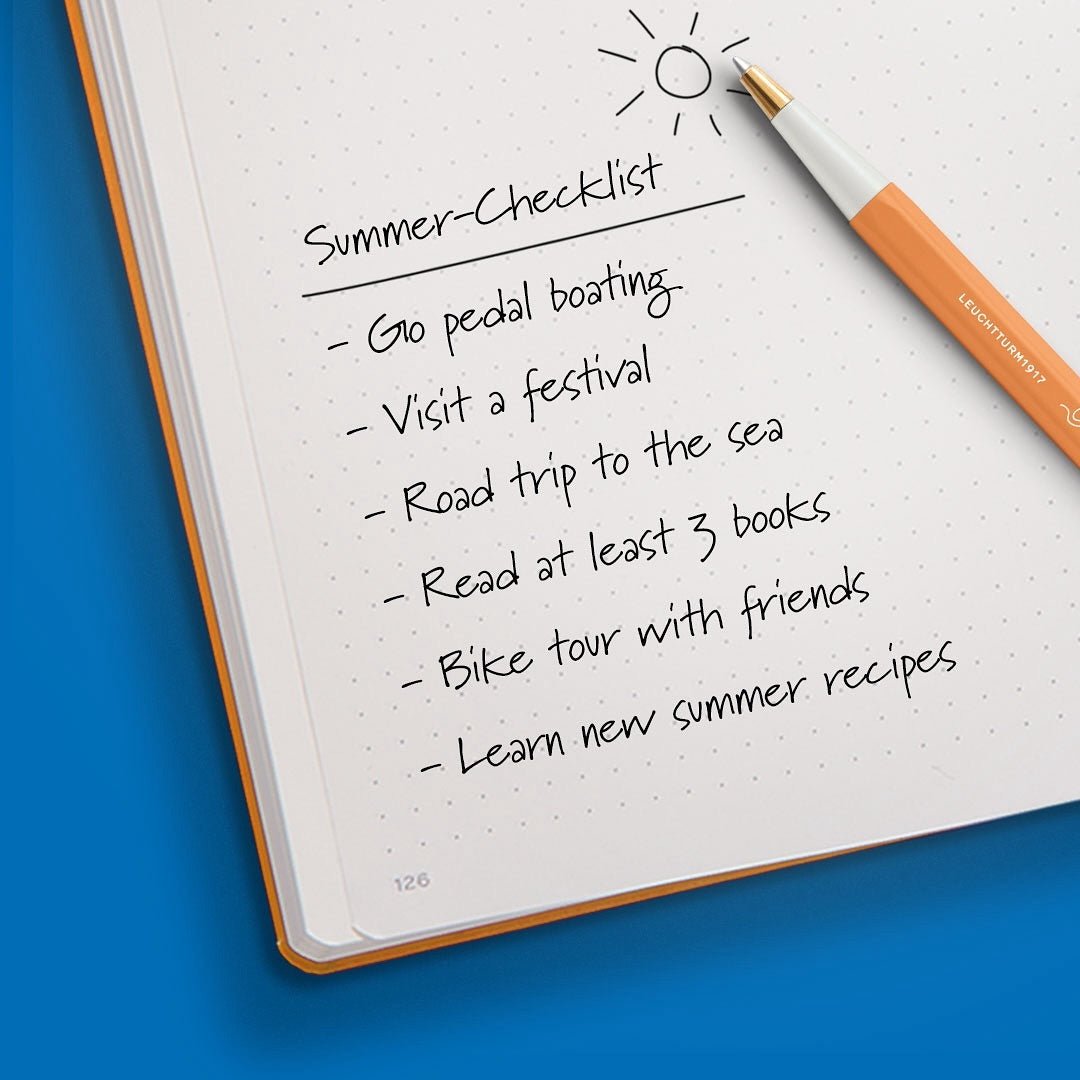 LEUCHTTURM1917 Gel Pen with Document Proof Black Ink | Drehgriffel No. 1 | Rising Sun Orange| Twist Mechanism - penpencilink