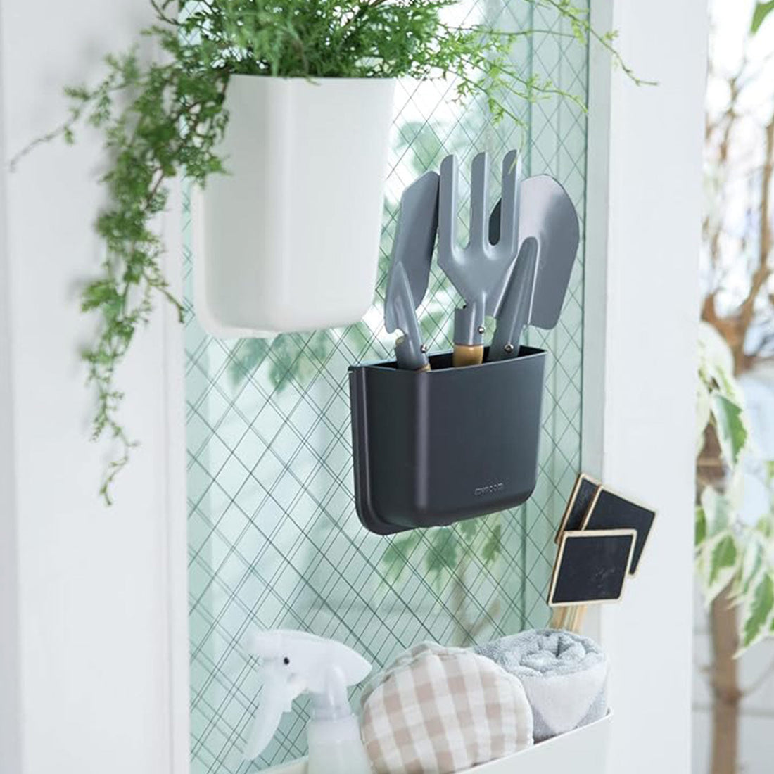 Litem | Wall Mounted | Organizer |  Dark Grey | Myroom | For Office  Home & Kitchen