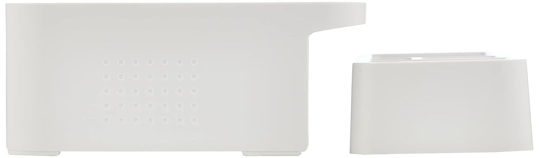 LITEM Desktop Monitor & Computer Stand with Organizer – White - penpencilink