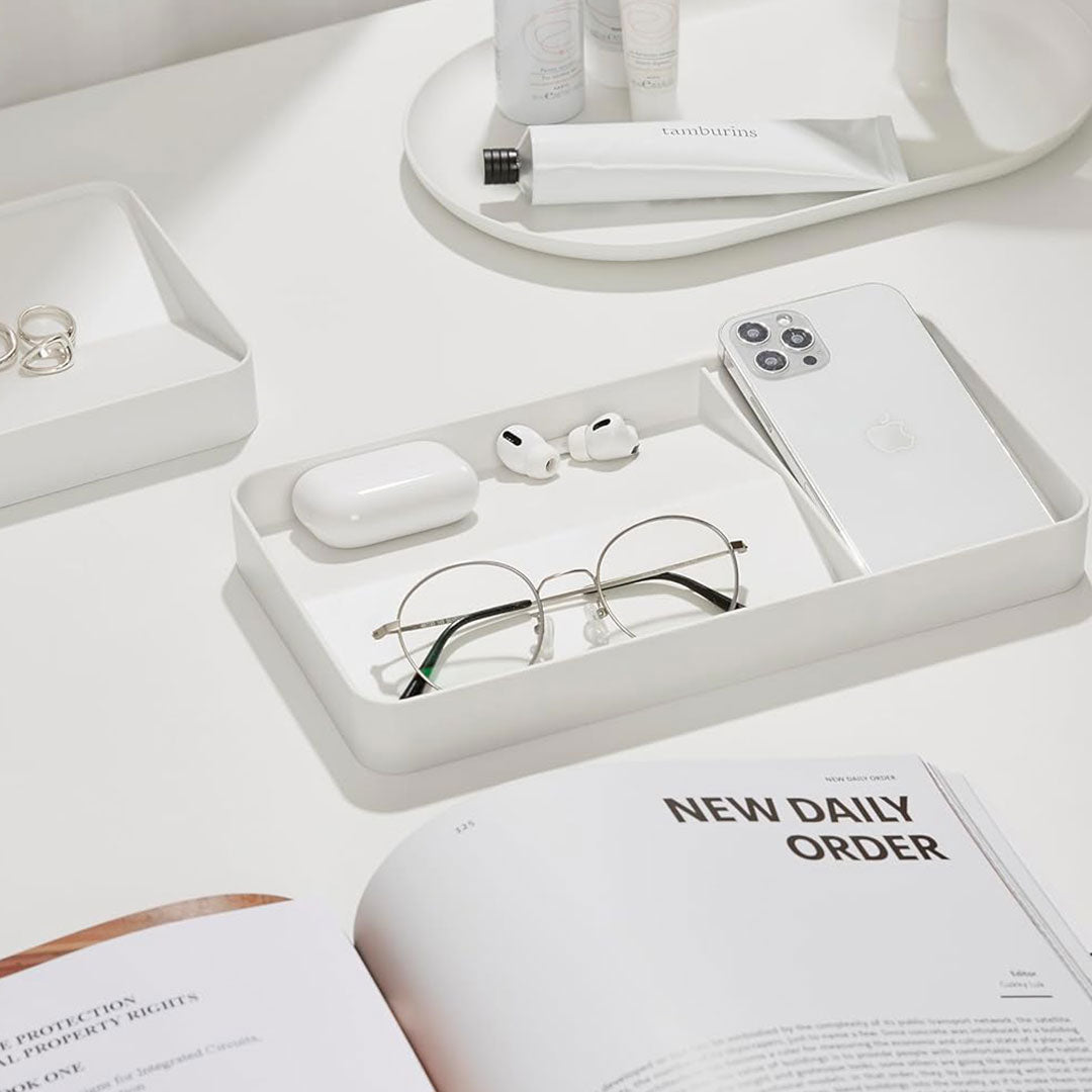 Litem | Flip Tray Organizer | White