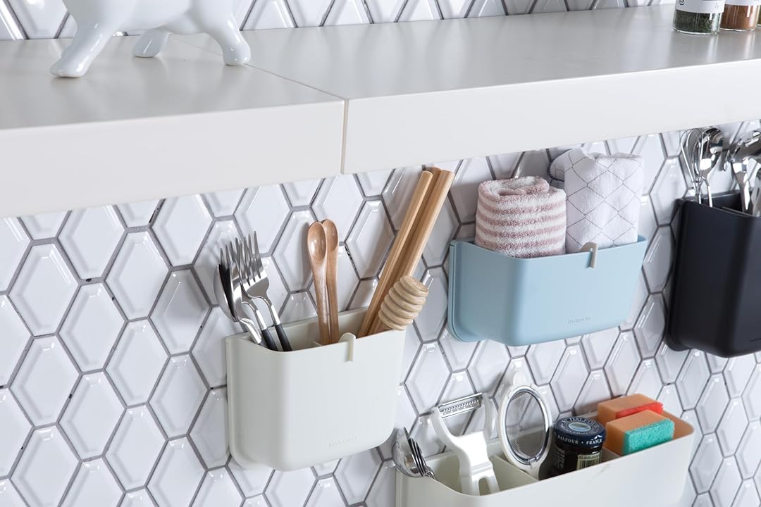 Litem | Wall Mounted | Organizer |  Dark Grey | Myroom | For Office  Home & Kitchen