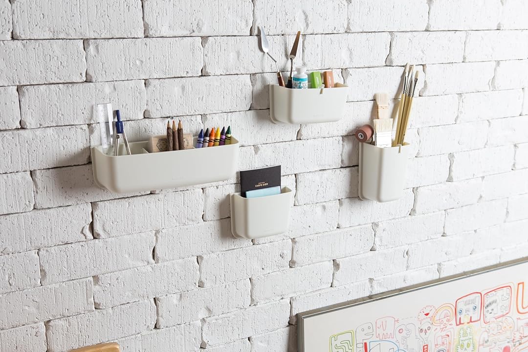 Litem | Wall Mounted | Organizer |  Ivory | Myroom | For Office  Home & Kitchen