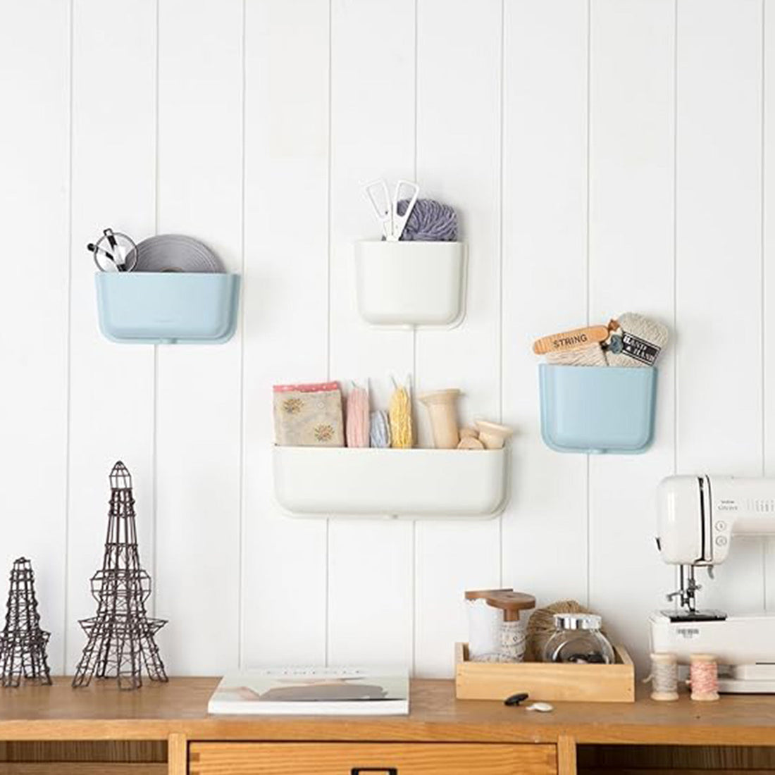 Litem | Wall Mounted | Organizer |  Mint | Myroom | For Office  Home & Kitchen