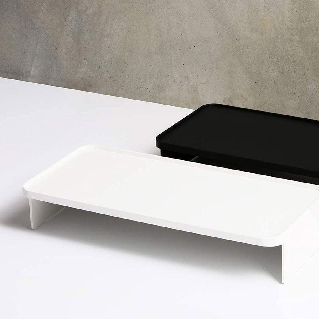 Litem | Monitor Stand | Up Desk Organizer Set | Black