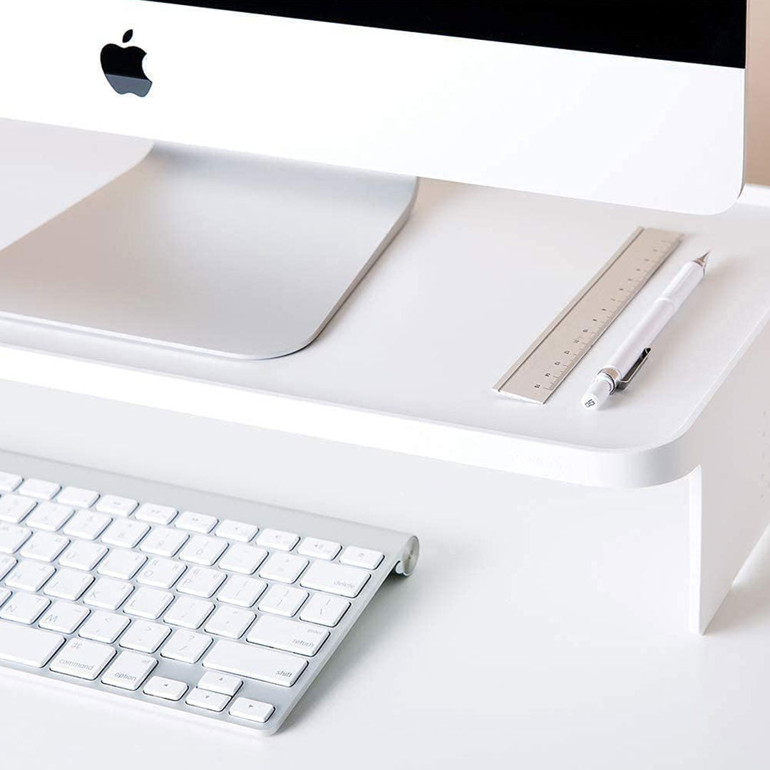 Litem | Monitor Stand | Up Desk Organizer Set | Black