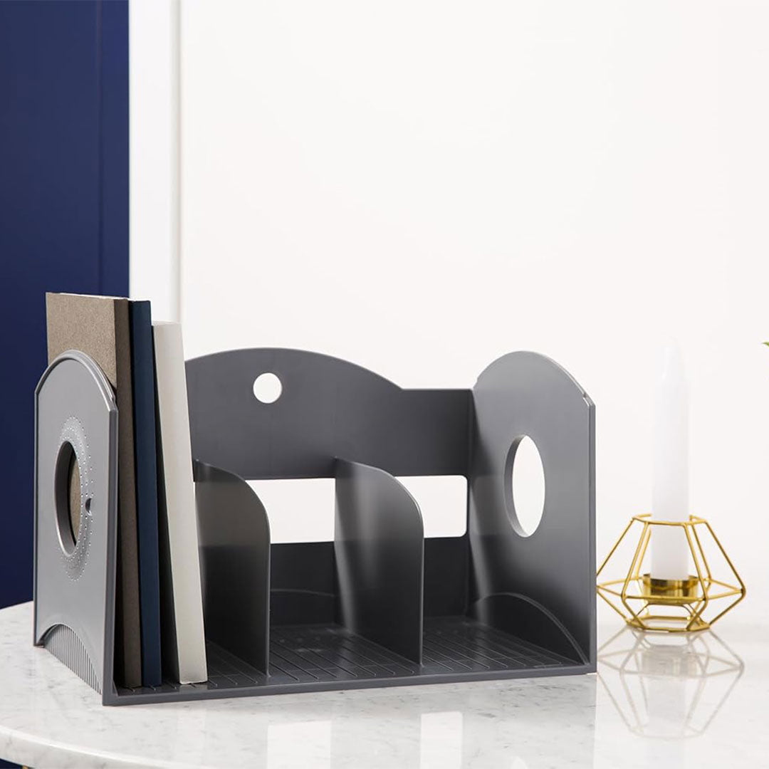 Litem | Multi Book Shelf | 3 Tiers | Grey