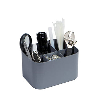Litem | Organiser| 6 Compartments | Grey | My Room | Multi Cube | For Office  Home & Kitchen