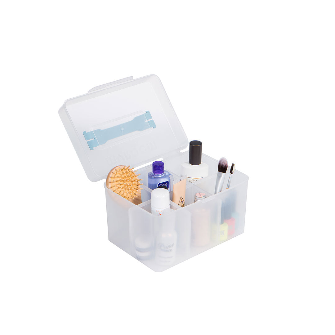 Litem | Multi Utility Storage Box With Lid | Orgnaizer | Smog |My Cube|  For Office & Home