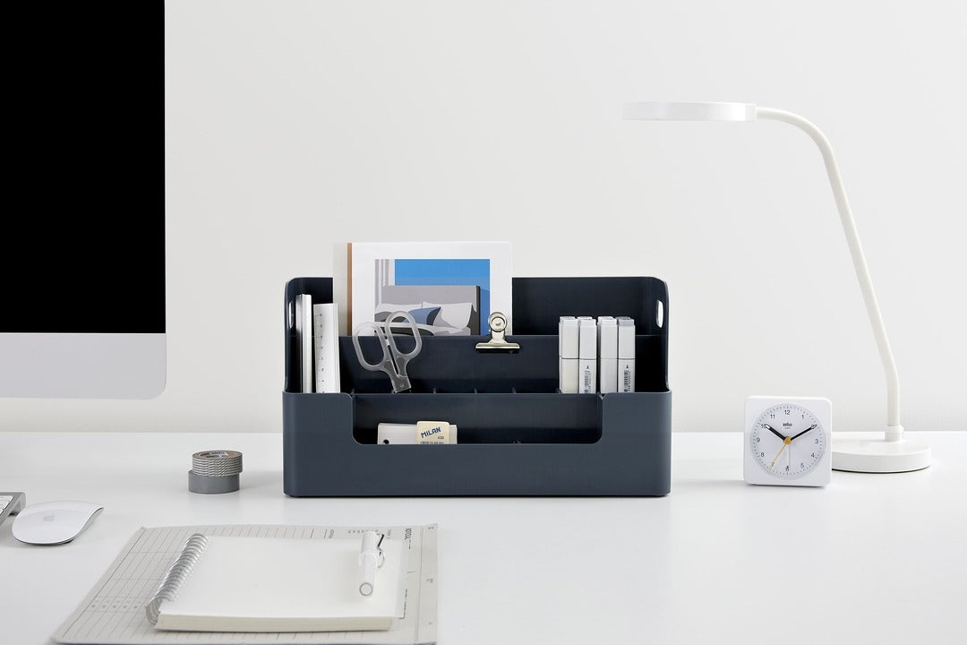 Sysmax | Neo Desk Organizer | Adjustable Compartments| Prussian Blue