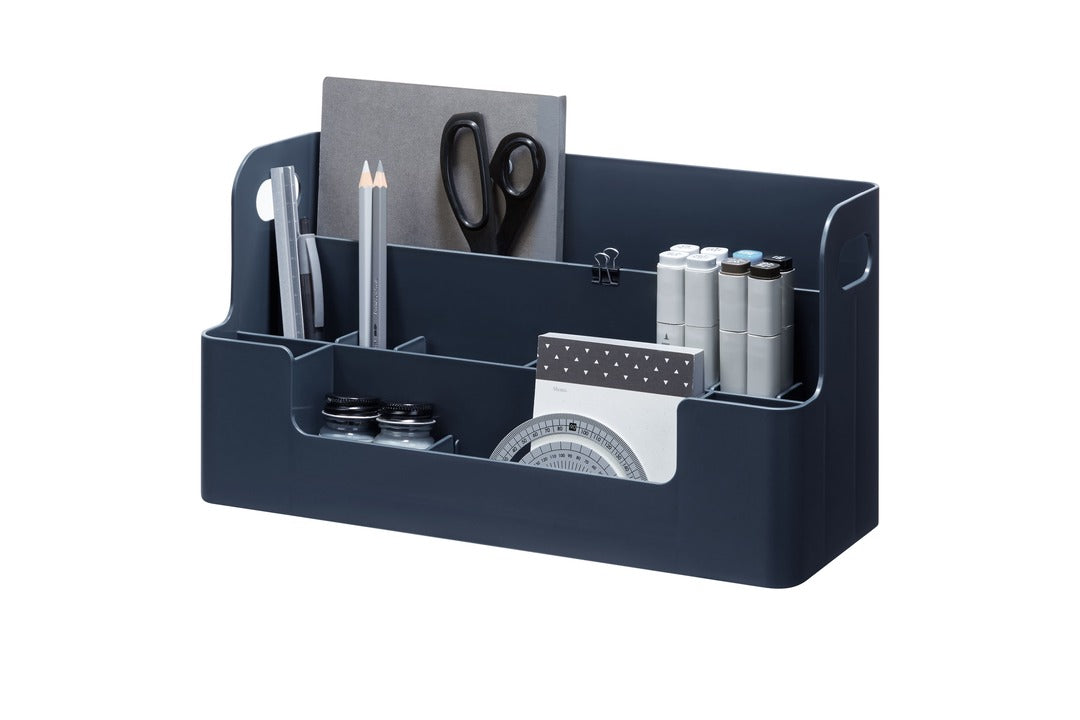 Sysmax | Neo Desk Organizer | Adjustable Compartments| Prussian Blue