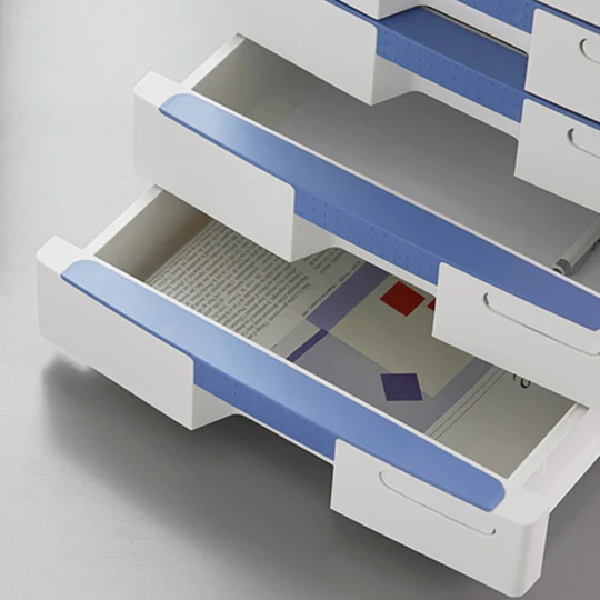 Sysmax | Lockable File Cabinet | 5 Drawers | Blue |New Max | For Office School  & Hospital