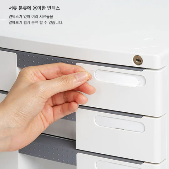 Sysmax | Lockable File Cabinet | 5 Drawers | Grey |New Max | For Office School  & Hospital