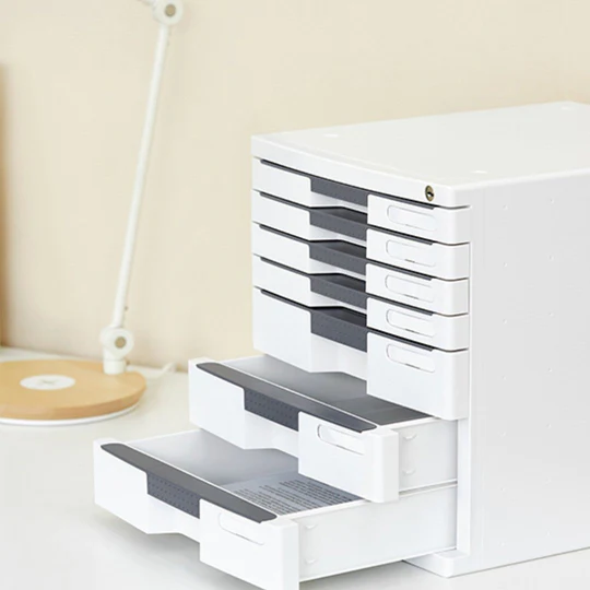 Sysmax | Lockable File Cabinet | 5 Drawers | Grey |New Max | For Office School  & Hospital