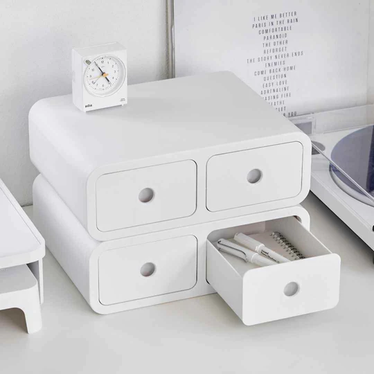 Sysmax | Storage Box|Monitor Stand | Dark Grey | For Office & Home