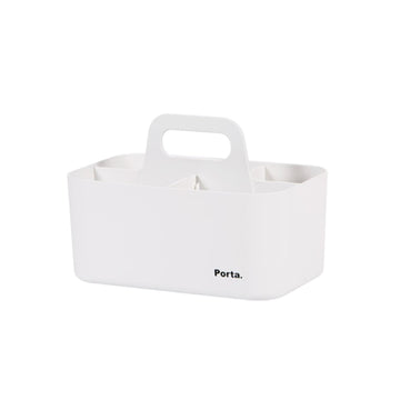 Litem | Portable | Stackable | Organizer | Ivory |Porta Compact |For Office Home & Kitchen