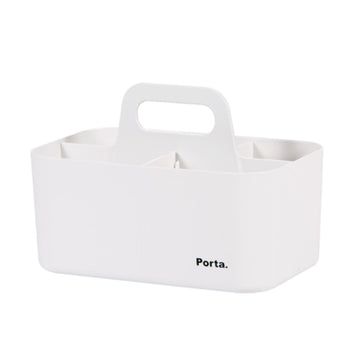Litem | Portable | Stackable | Organizer | Ivory |Porta Compact |For Office Home & Kitchen