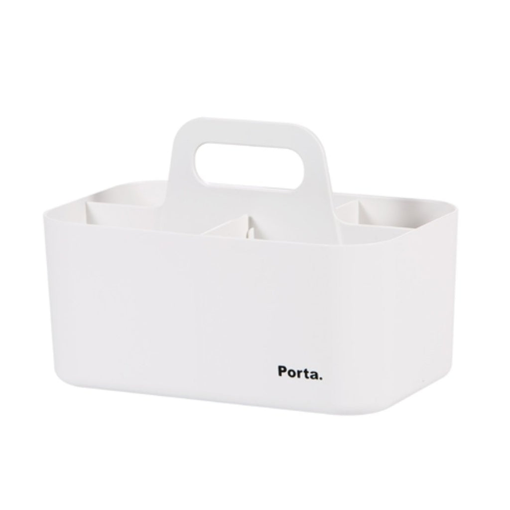Litem | Portable | Stackable | Organizer | Ivory |Porta Compact |For Office Home & Kitchen