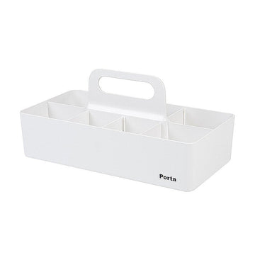 Litem | Portable | Stackable | Porta Organizer | Ivory|For Office Home & Kitchen