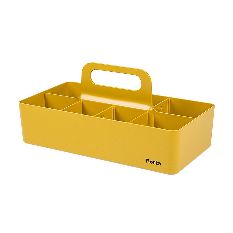 Litem | Portable | Stackable | Porta Organizer | Yellow |For Office Home & Kitchen