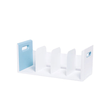 Litem | Book Rack | 4 Compartments | Organizer| Mint |Roomax