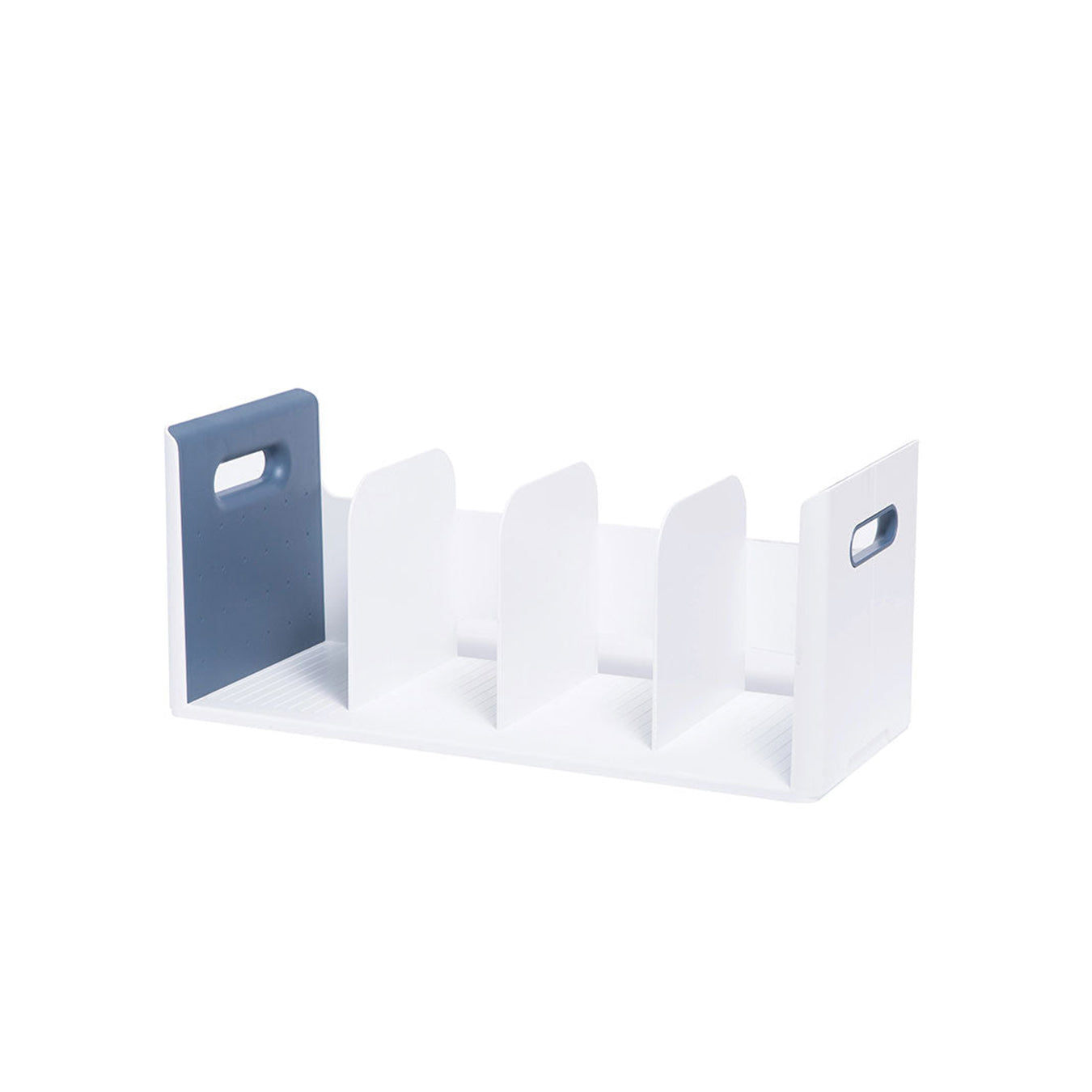 Litem | Book Rack | 4 Compartments | Organizer| Navy |Roomax