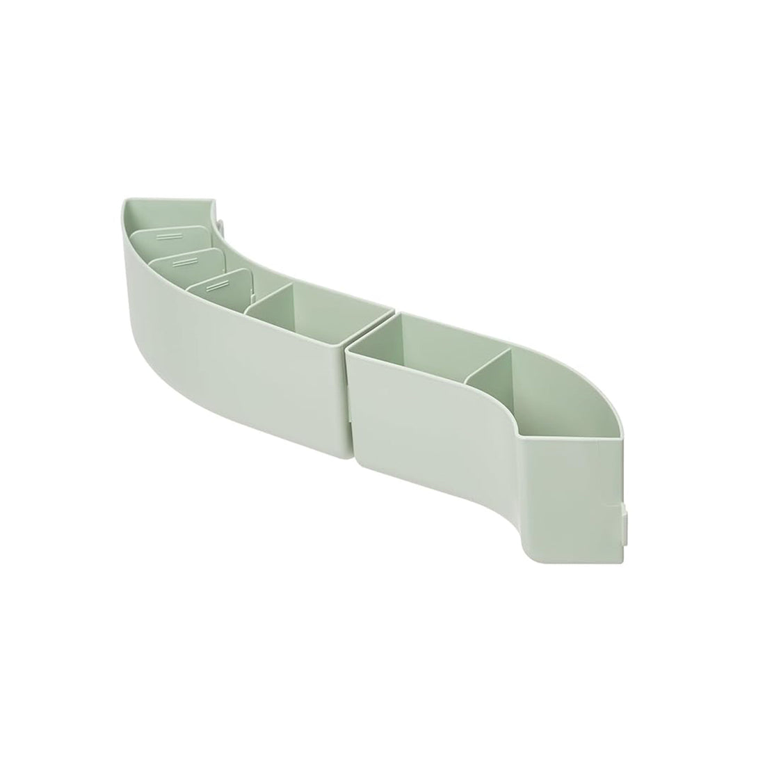 Litem |Pen Stand | Organiser | 6 Compartment | Sage Green |  Train