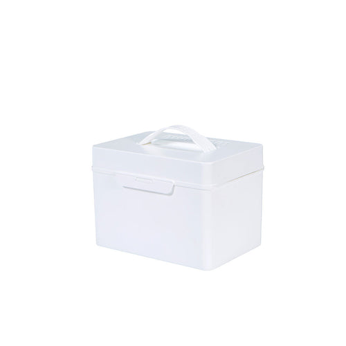 Litem | Multi Utility Storage Box With Lid | Orgnaizer | White |My Cube|  For Office & Home