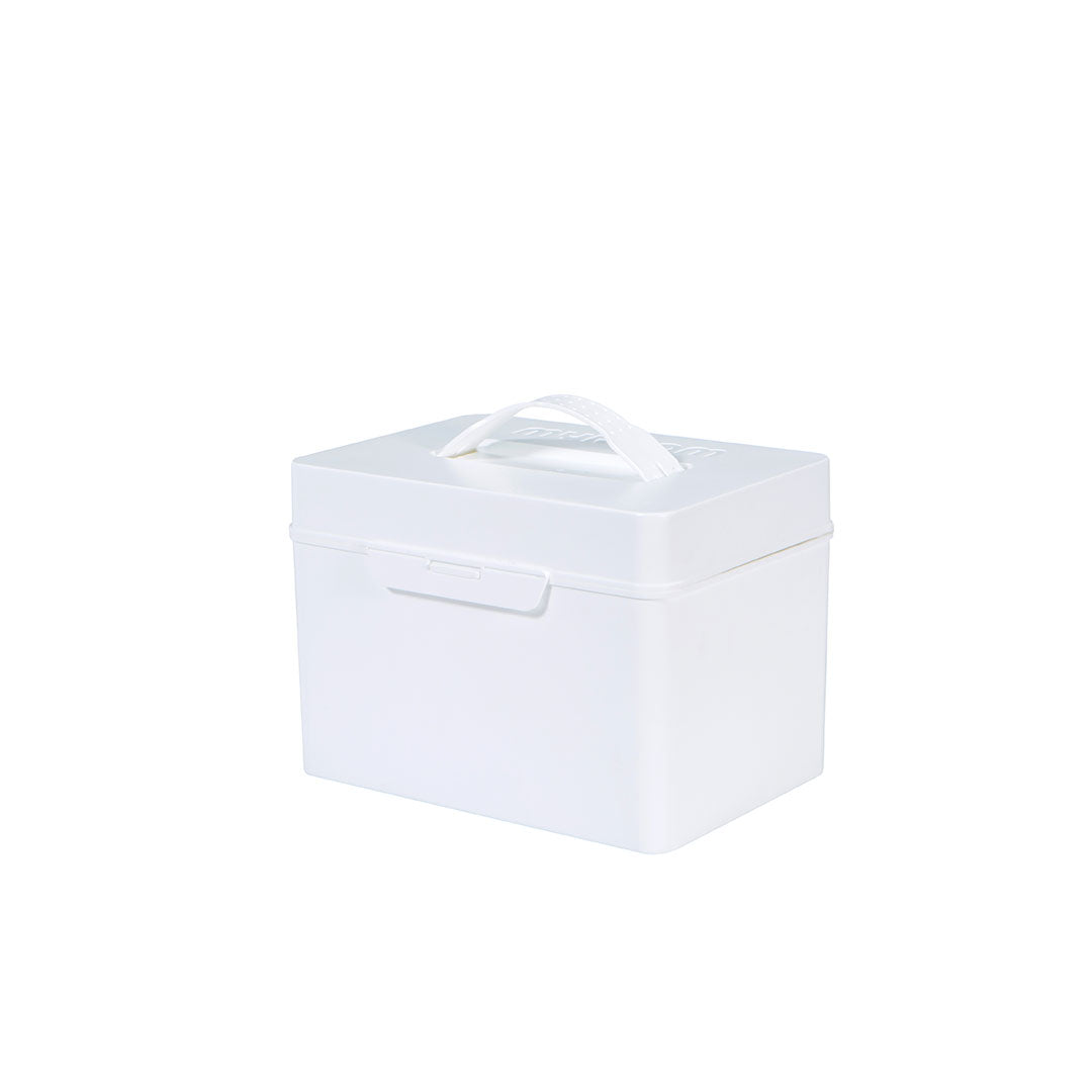 Litem | Multi Utility Storage Box With Lid | Orgnaizer | White |My Cube|  For Office & Home