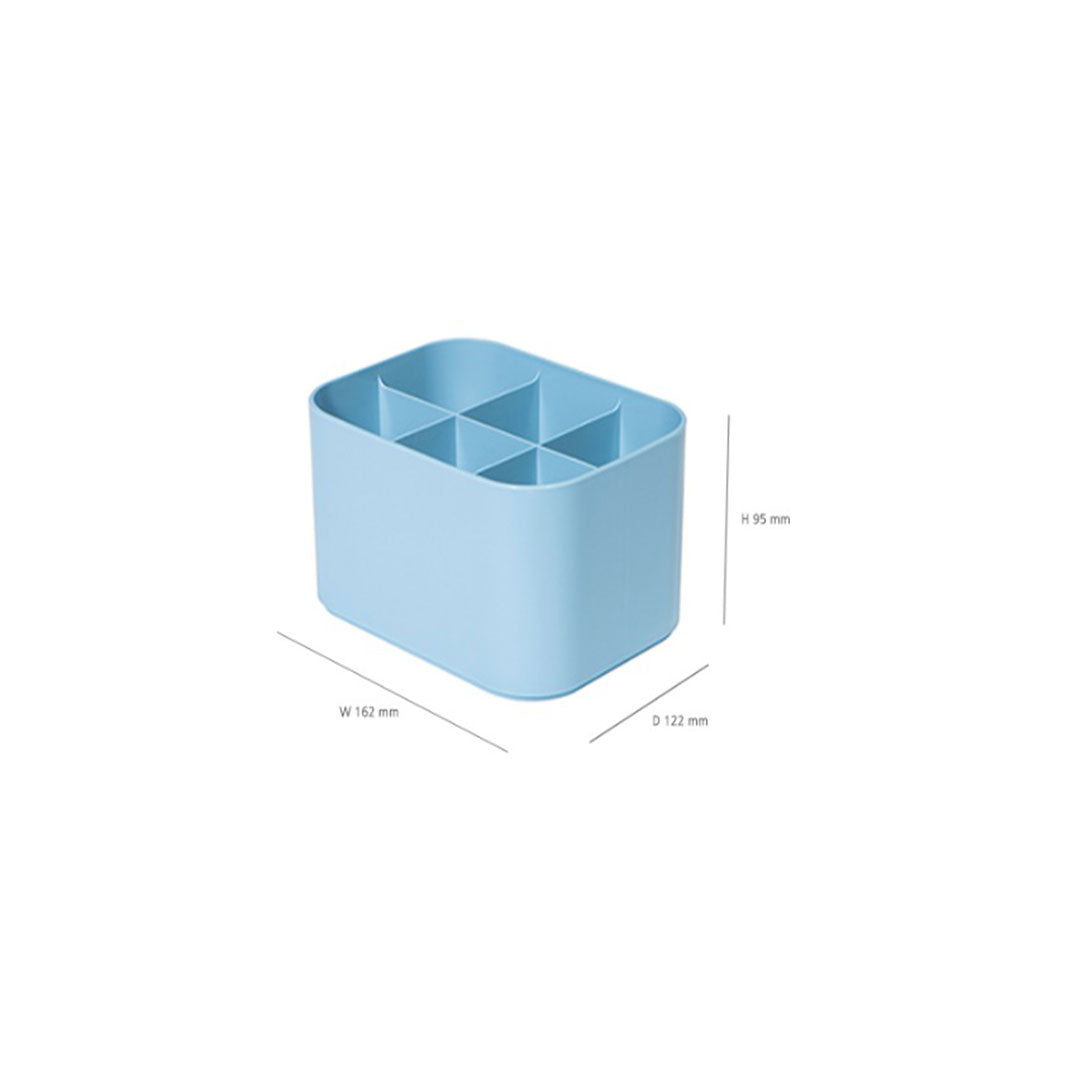 Litem | Organiser| 6 Compartments | Grey | My Room | Multi Cube | For Office  Home & Kitchen