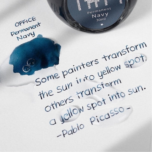 Colorverse | Office Series | Permanent Navy | Fountain Pen Waterproof Ink | 30ml - penpencilink