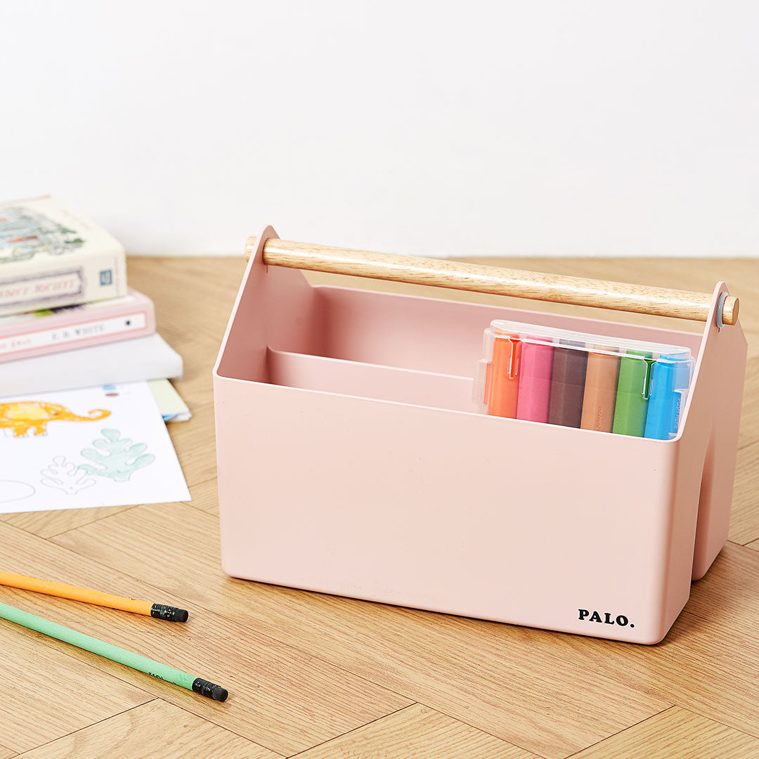 Litem | Multi Utility Storage Basket | Pink |  Palo | For Office Home & Kitchen
