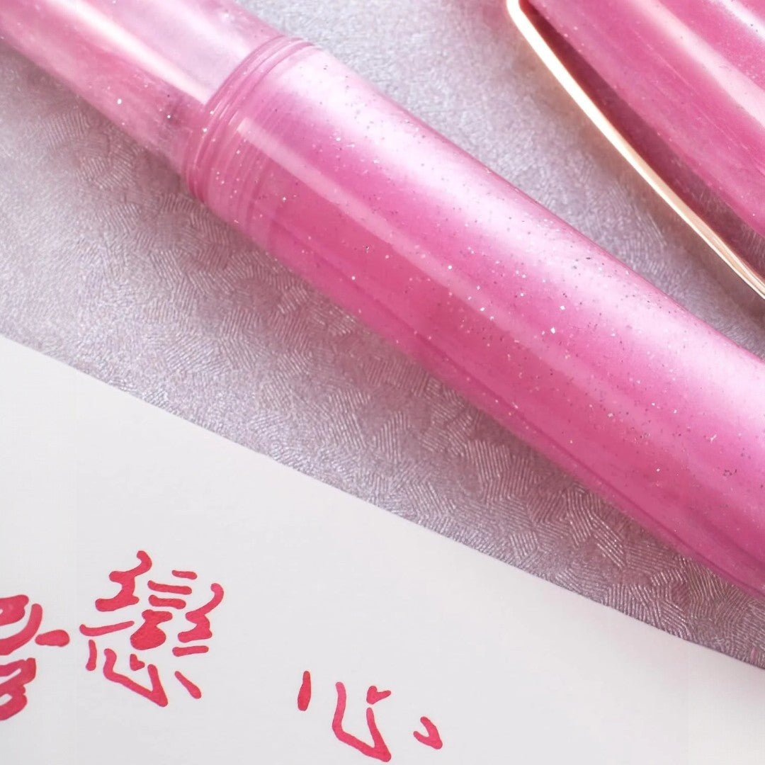 Penlux | Fountain Pen | Concerto | Rose Nebula | Rose Gold Trim - penpencilink