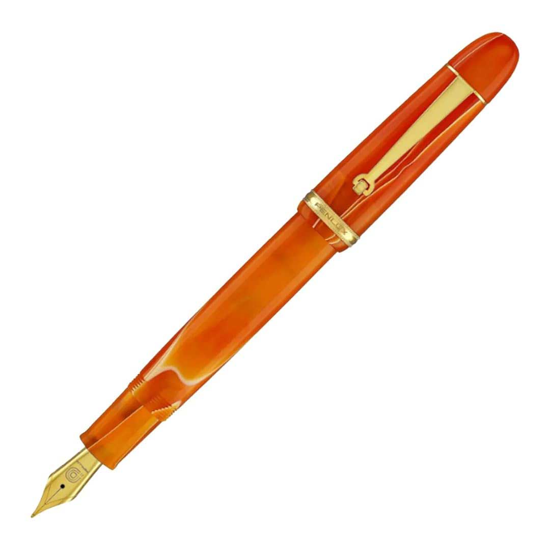 Penlux | Fountain Pen | Grande | Orange Swirl