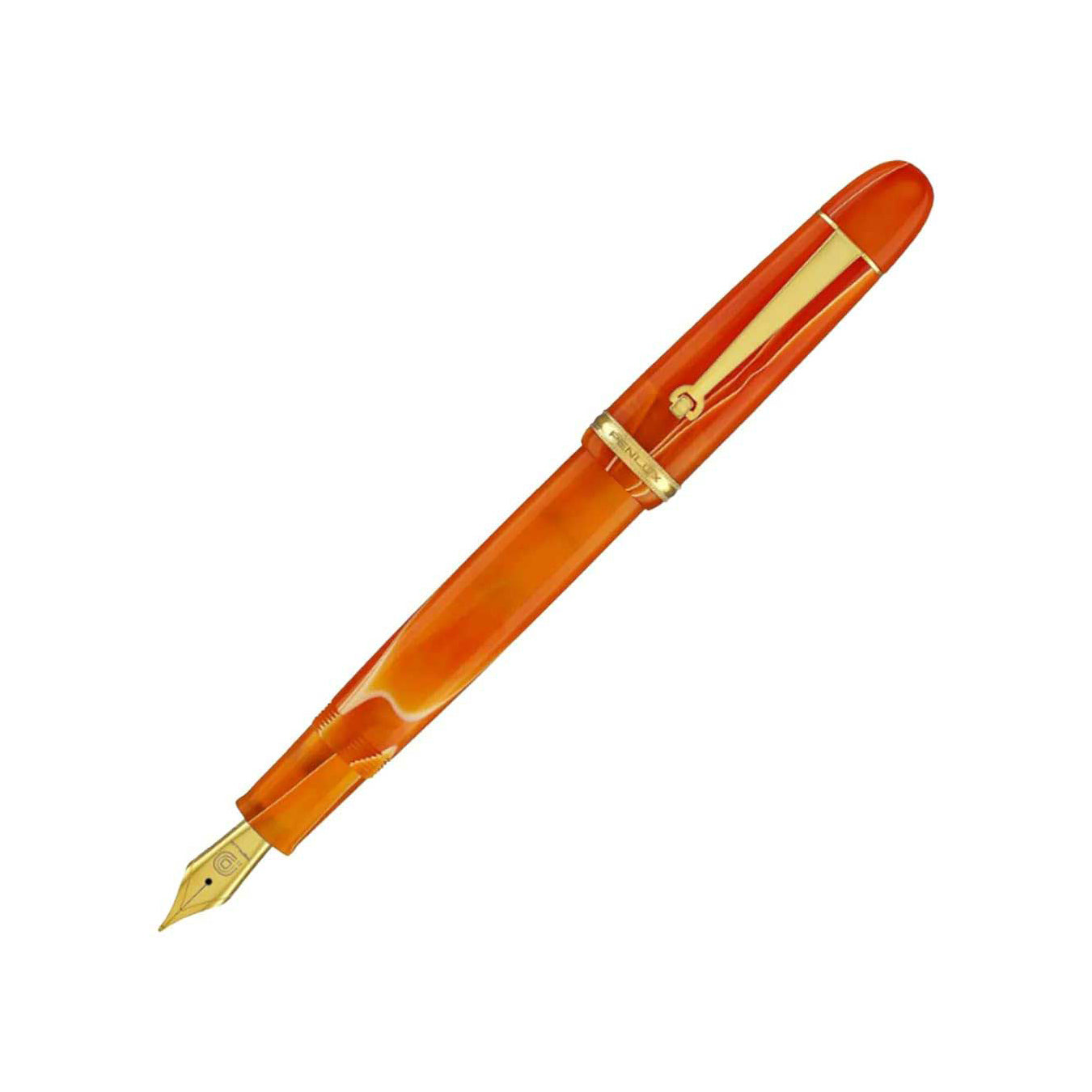 Penlux | Fountain Pen | Grande | Orange Swirl