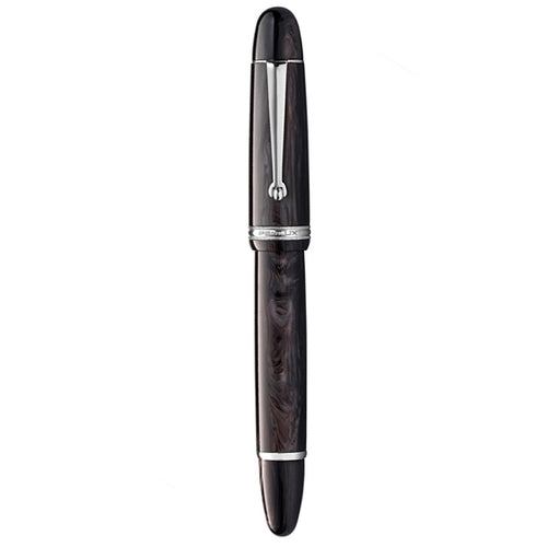 Penlux | Masterpiece Grande | Fountain Ink Pen | Black Wave Body | Piston Filling