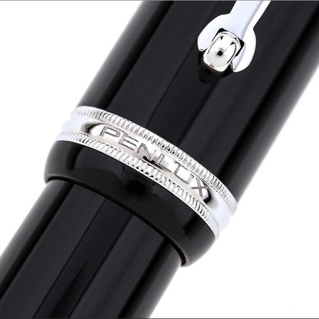 Penlux | Masterpiece Grande | Fountain Pen | Black Body | Piston Filling