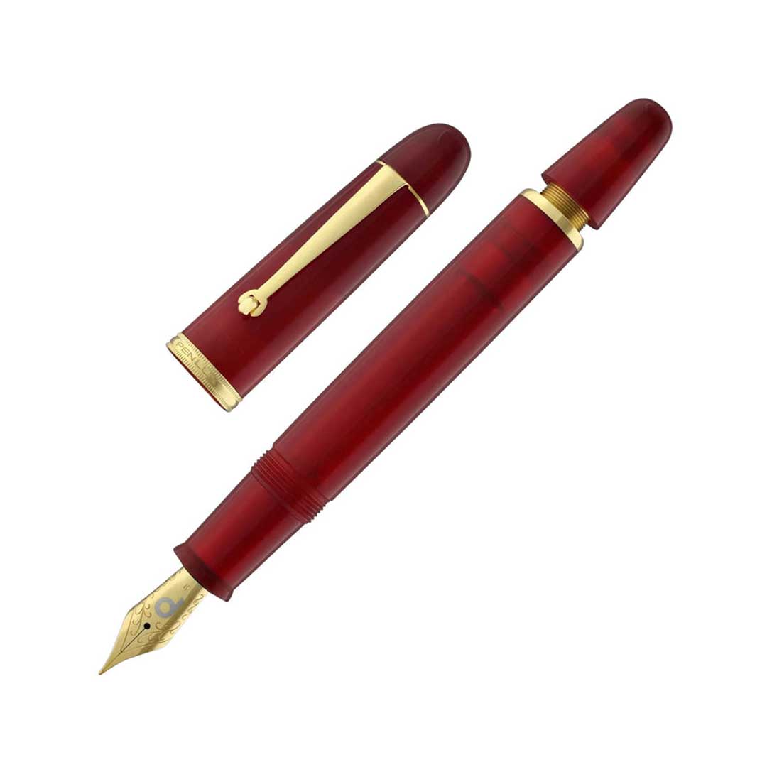 Penlux | Masterpiece Grande | Fountain Pen | Daybreak | Red | Piston Filling