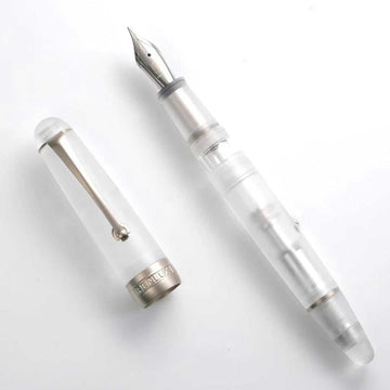 Penlux | Premium | Fountain Pen | Delgado Demo Matted | Clear Translucent