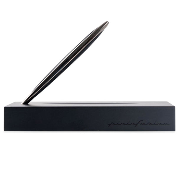 Pininfarina | Cambiano | Black Edition | Ballpoint Pen | Solid Wood Base