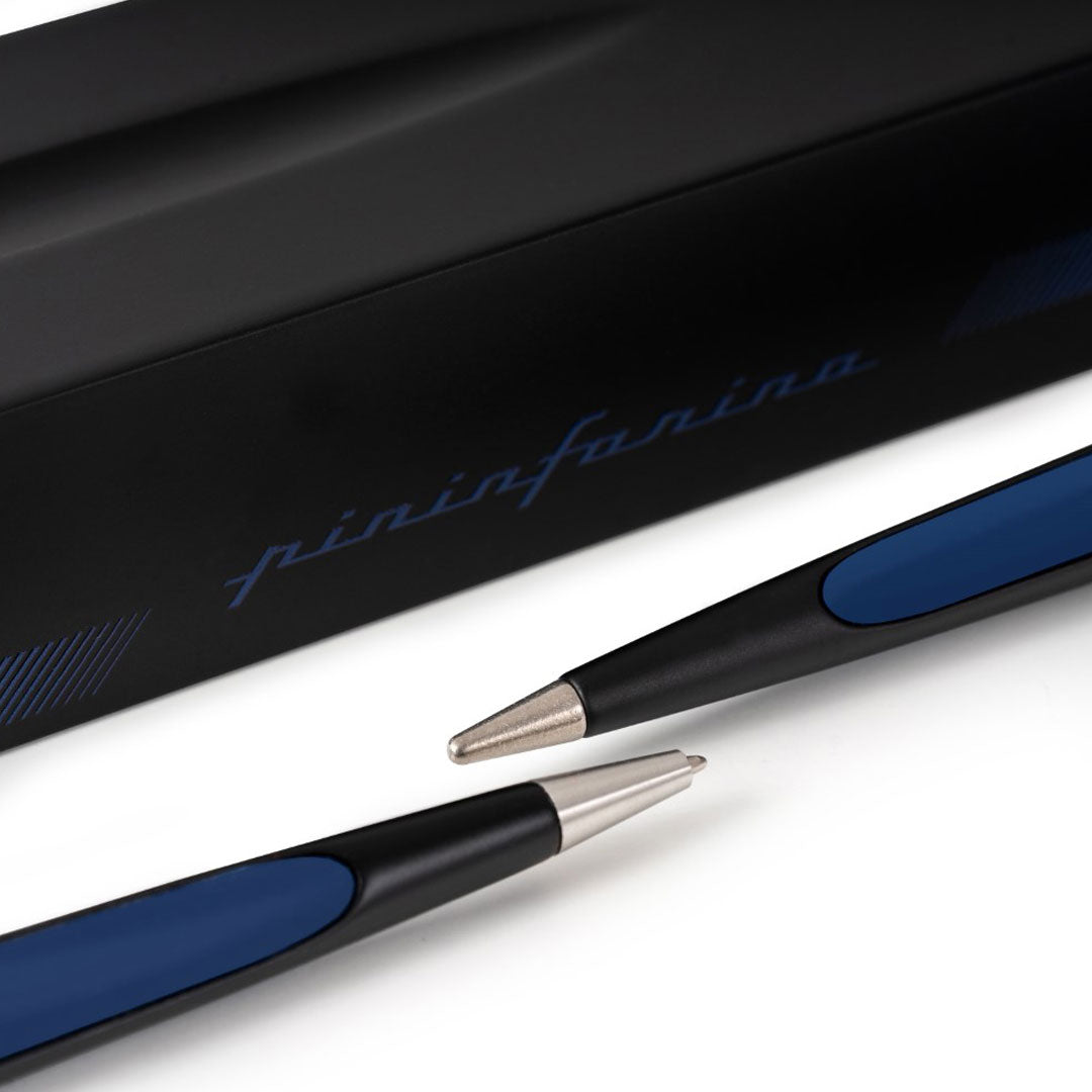 Pininfarina | Cambiano Race | Blue | Ballpoint Pen | Racing Desk Stand