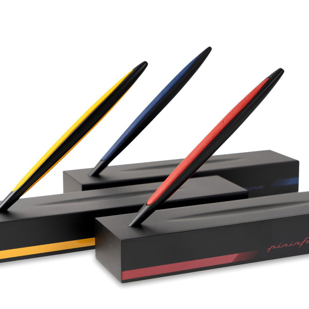 Pininfarina | Cambiano Race | Red | Ballpoint Pen | Racing Desk Stand