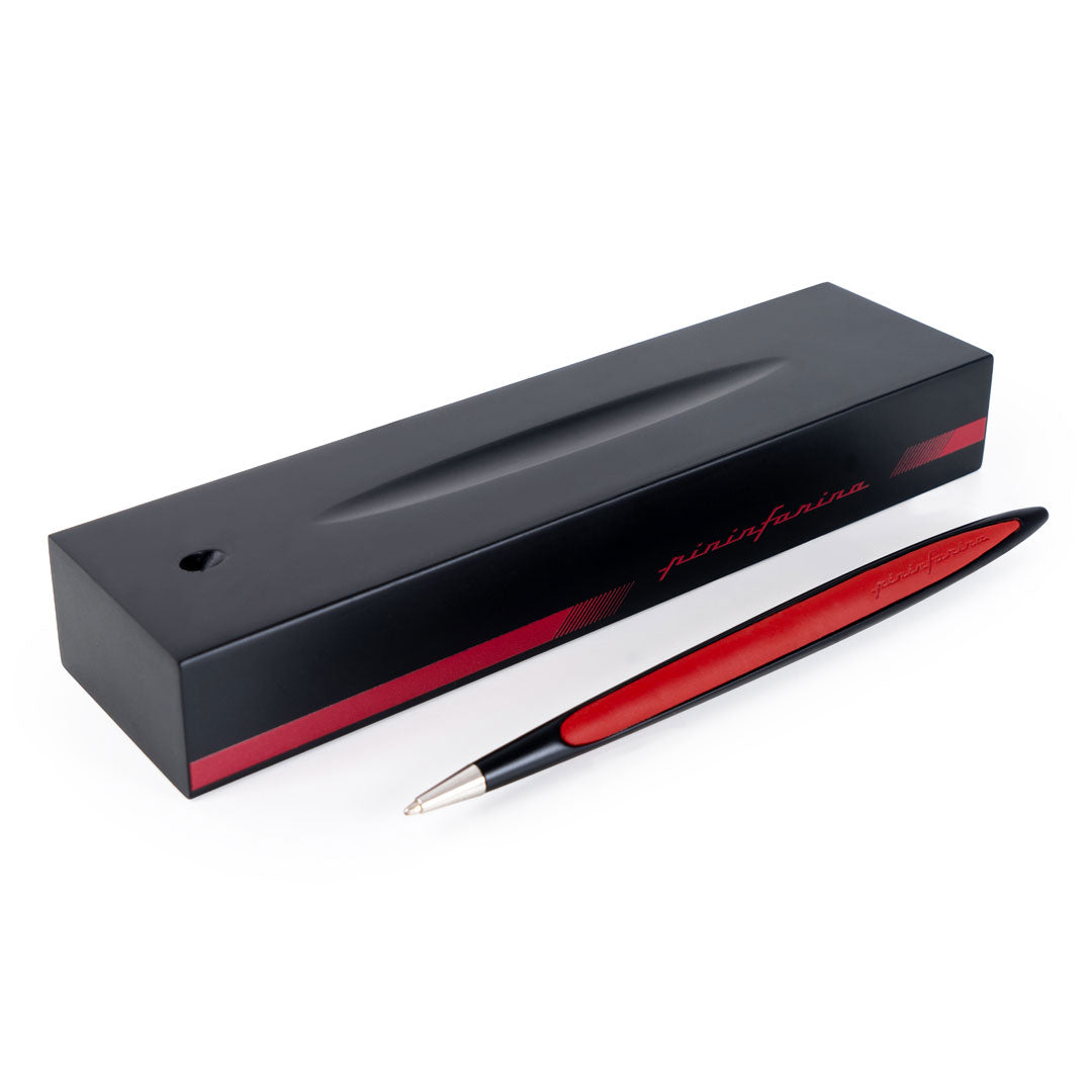 Pininfarina | Cambiano Race | Red | Ballpoint Pen | Racing Desk Stand
