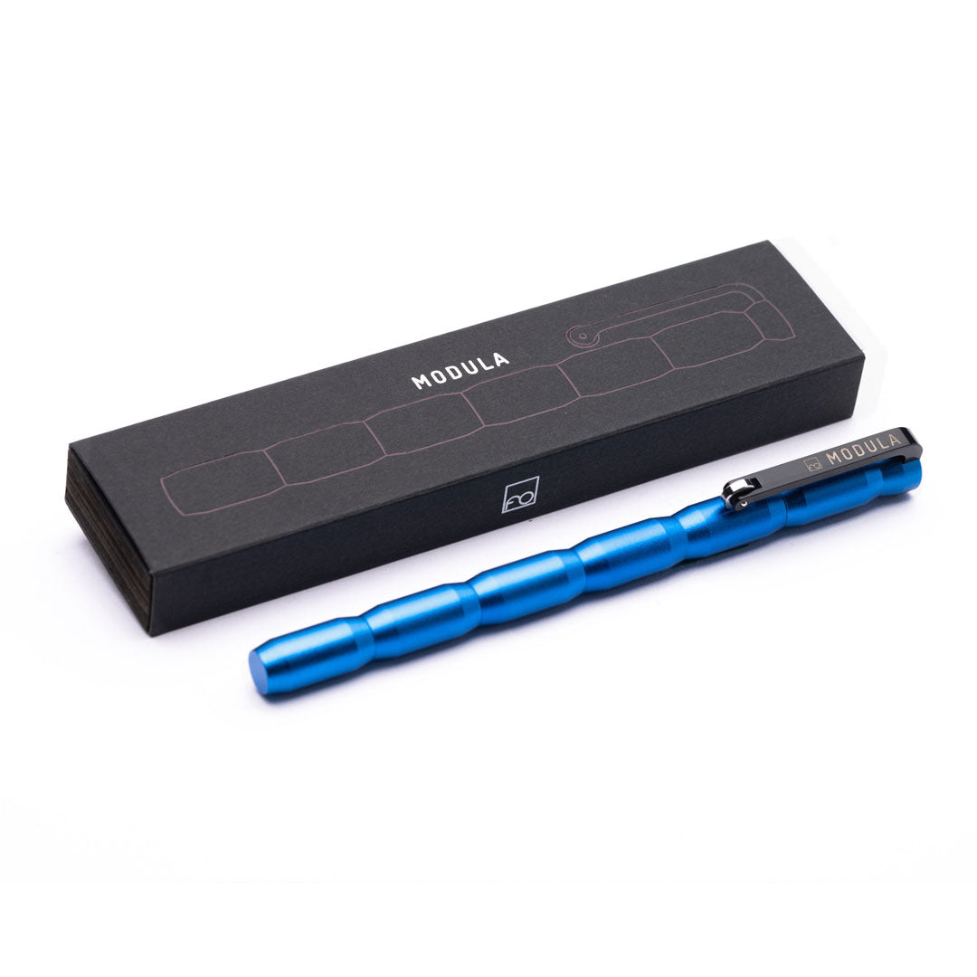 Pininfarina | Forever Modula | Aluminum | GrafeeX Tip Pencil & Ballpoint Pen | Blue
