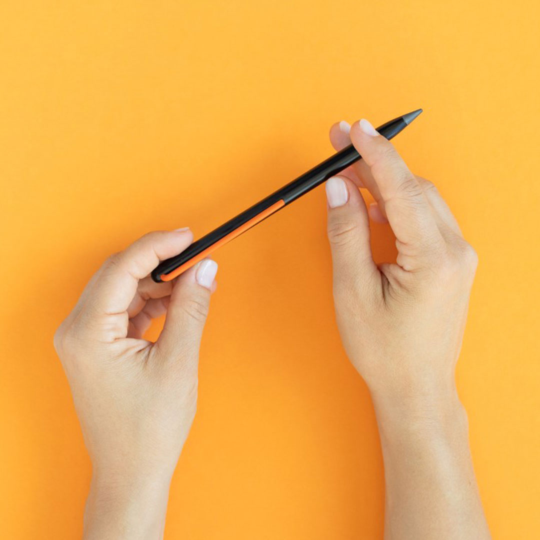 Pininfarina | Grafeex | Graphite Pencil | Brass Barrel | Orange | 0.7mm Mechanical Pencil