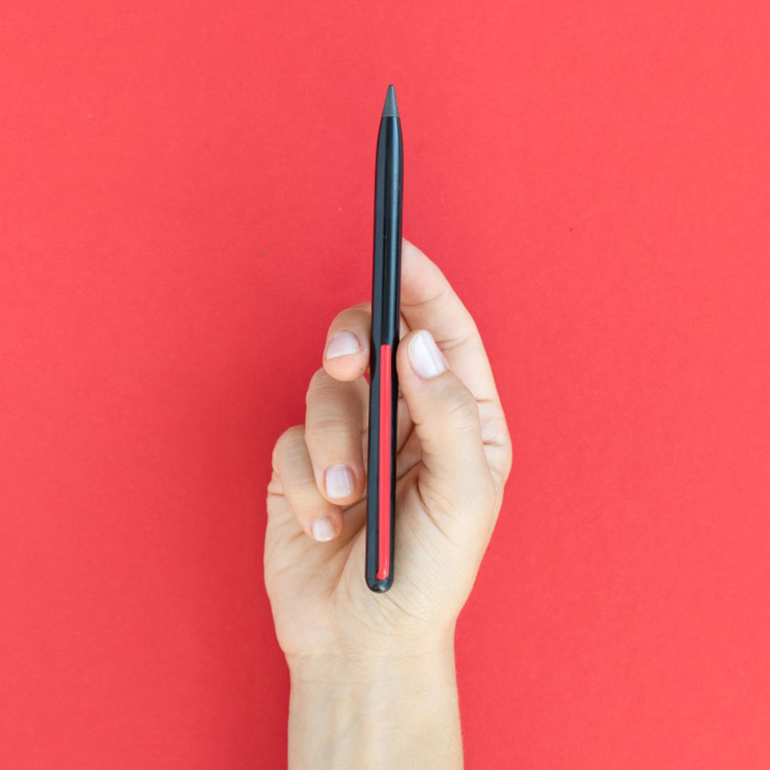Pininfarina | Grafeex | Graphite Pencil | Brass Barrel | Red |  0.7mm Mechanical Pencil