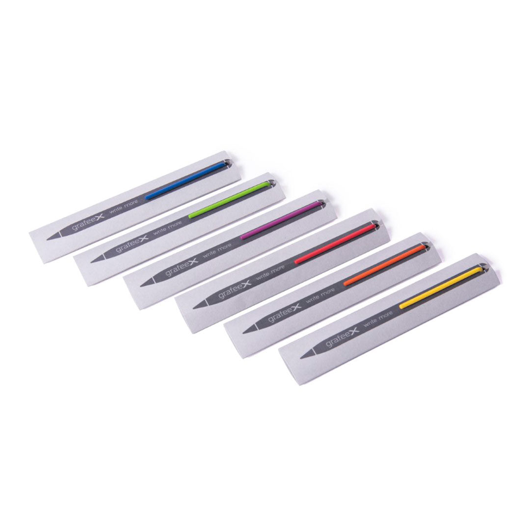 Pininfarina | Grafeex | Graphite Pencil | Brass Barrel | Red |  0.7mm Mechanical Pencil