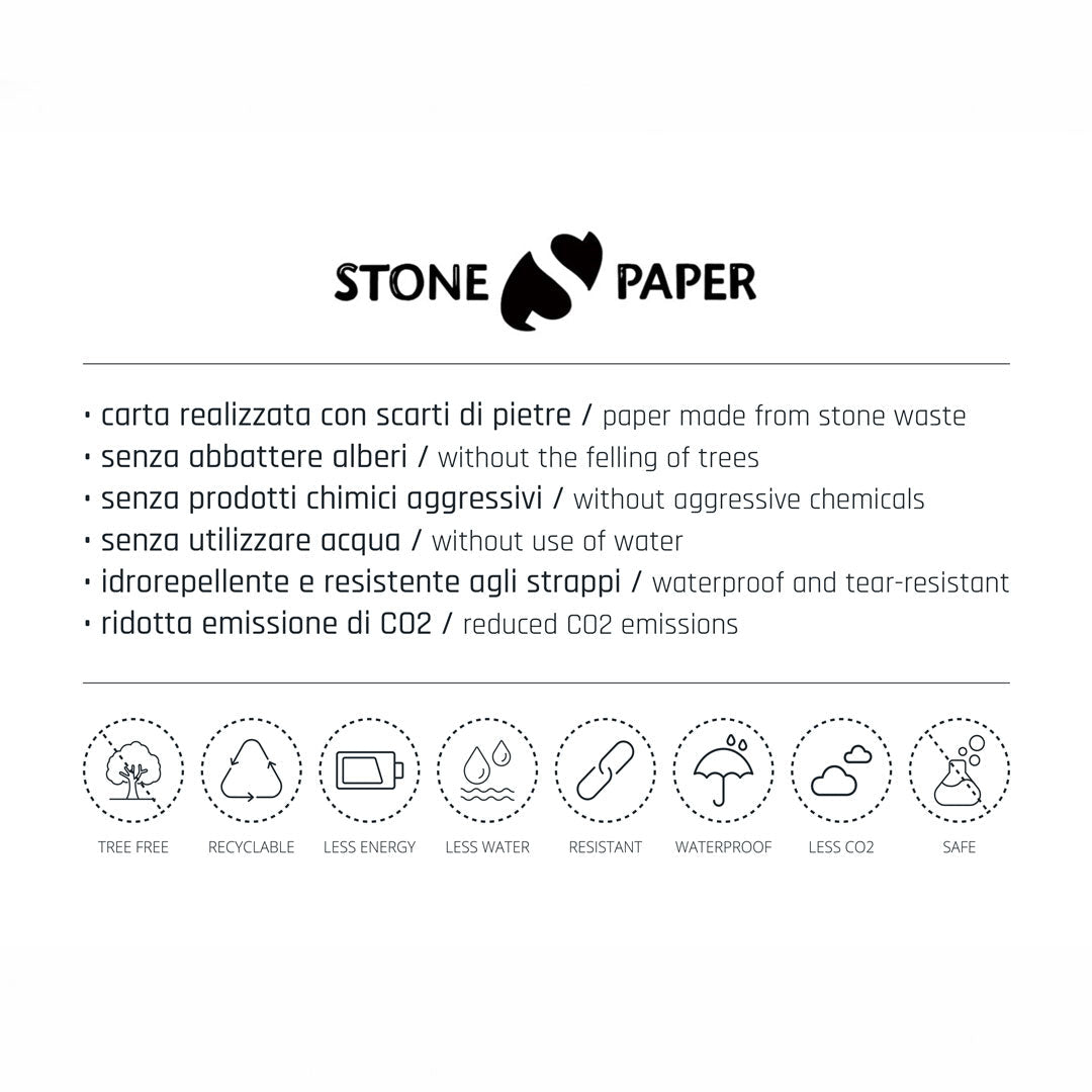 Pininfarina | Notes | Stone Paper Flexi White | Ruled