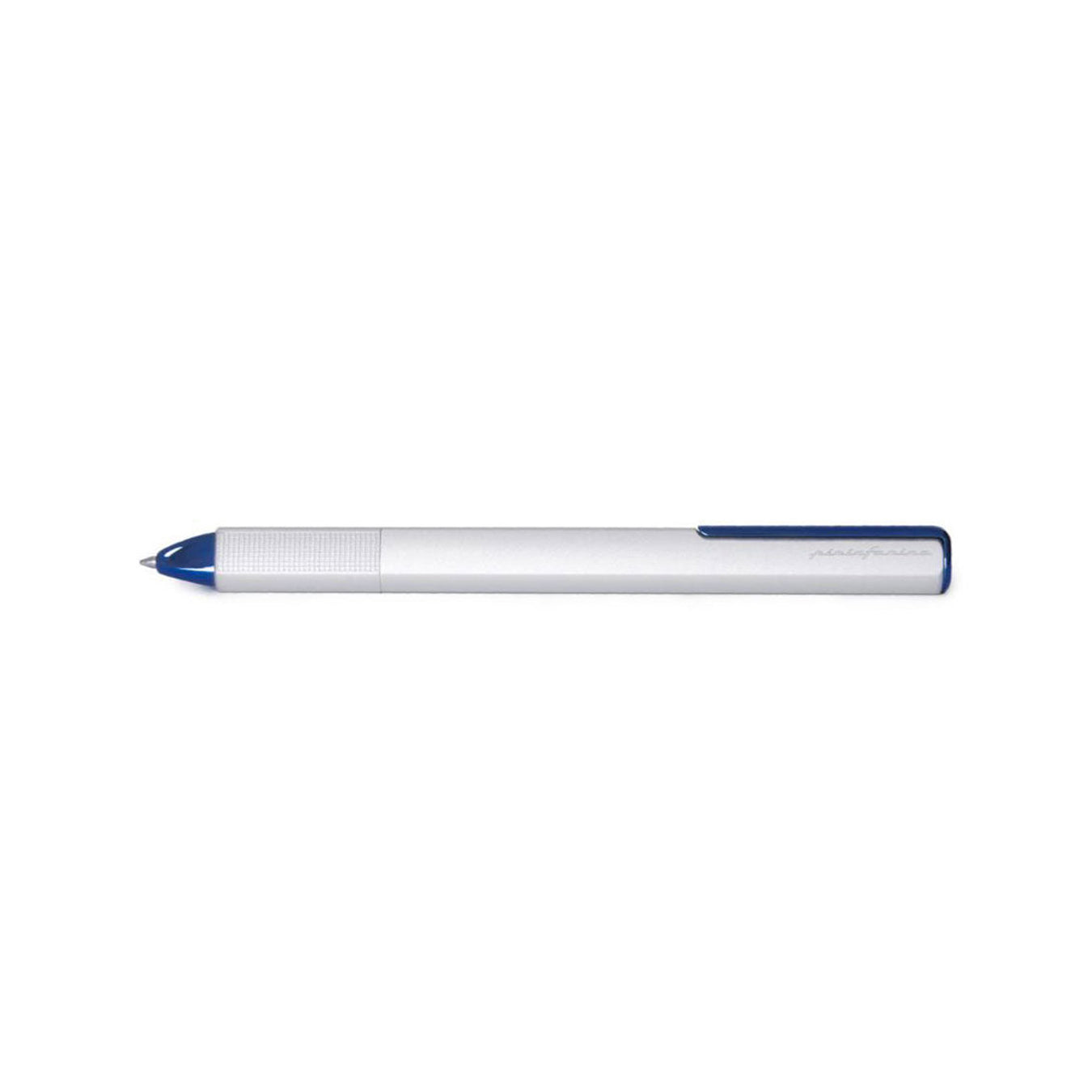 Pininfarina | Pf One Blue&Silver | Retractable Ballpoint Pen with Twist Mechanism
