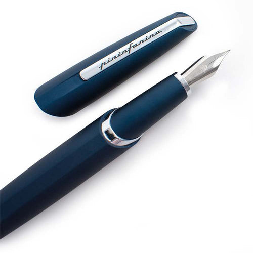 Pininfarina | Pf Two | Fountain Pen | Dark Blue | Bold Nib